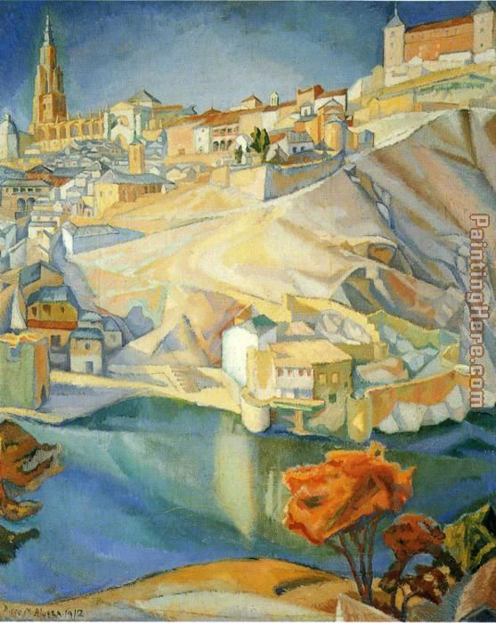 Diego Rivera View of Toledo